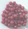50 8mm Raspberry Marble Bumpy Nuggets